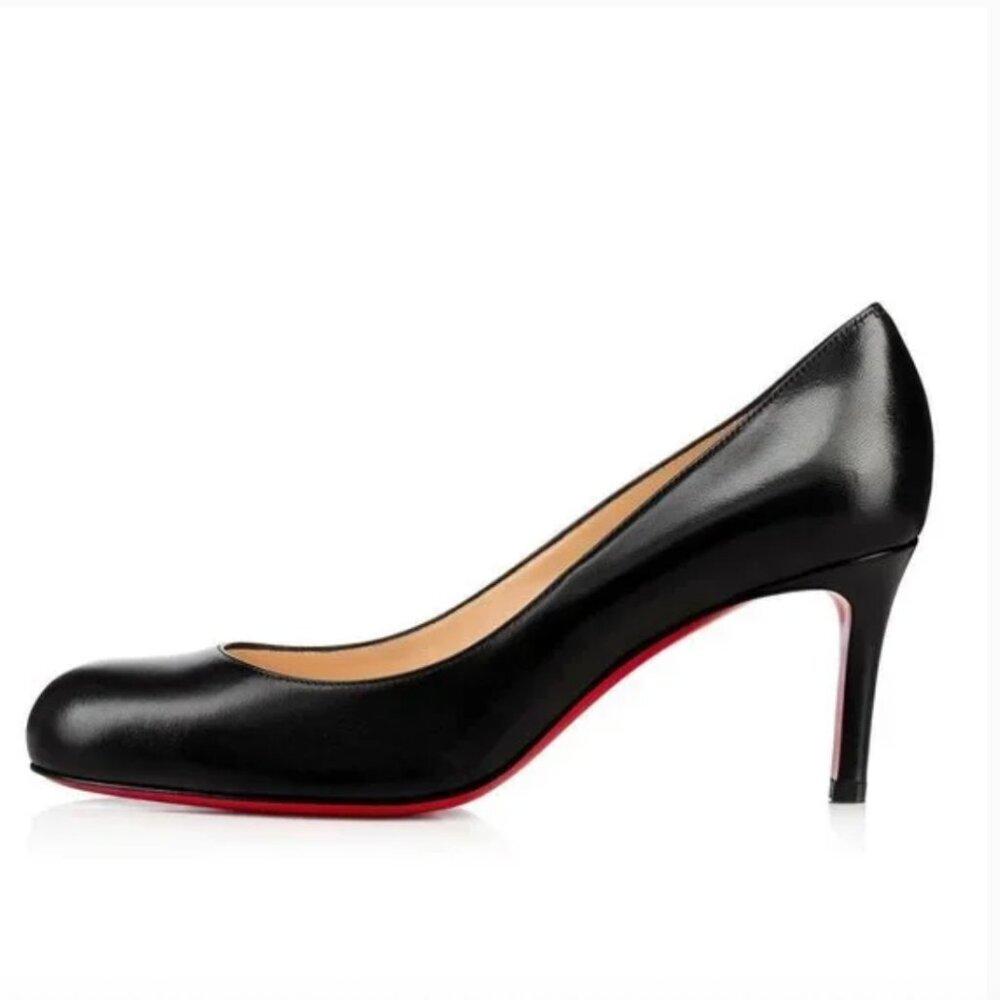 Christian Louboutin SIMPLE PUMP 85 Nappa Leather Heels Shoes